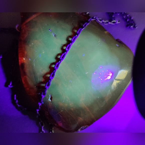 Stunning Natural Baltic Amber Lump Necklace - Picture 11 of 16